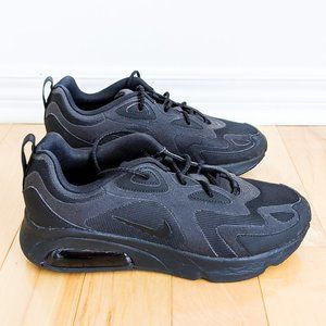 Nike Women's Air Max 200 Shoes - Black size 10